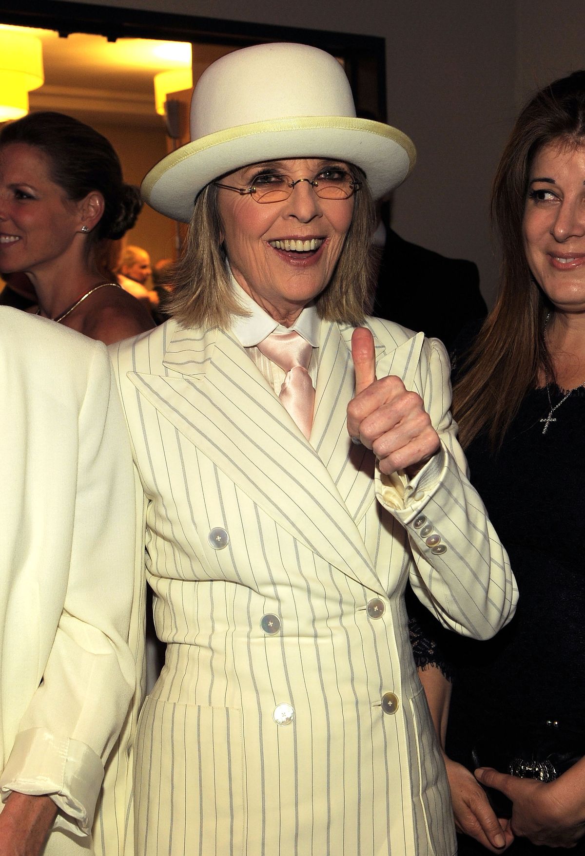 Diane Keaton jellegzetes kalapja