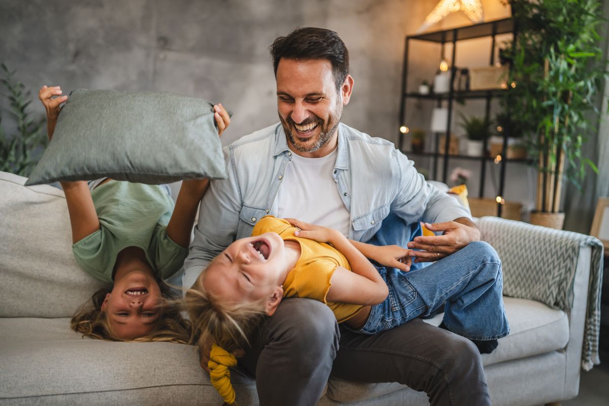 A közös aktív játék az apa sajátja, ő így nevel