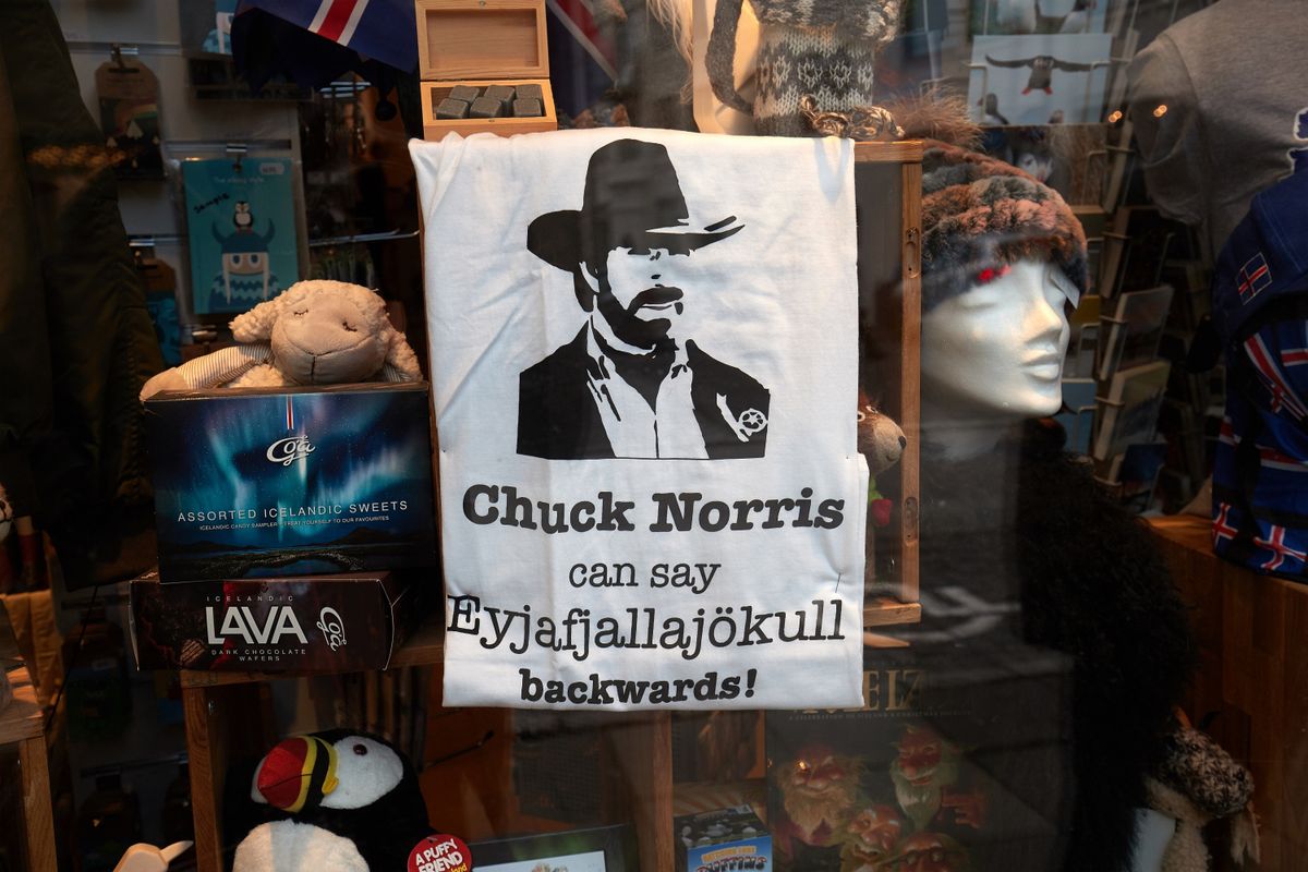 Chuck Norris mém egy izlandi kocsmában