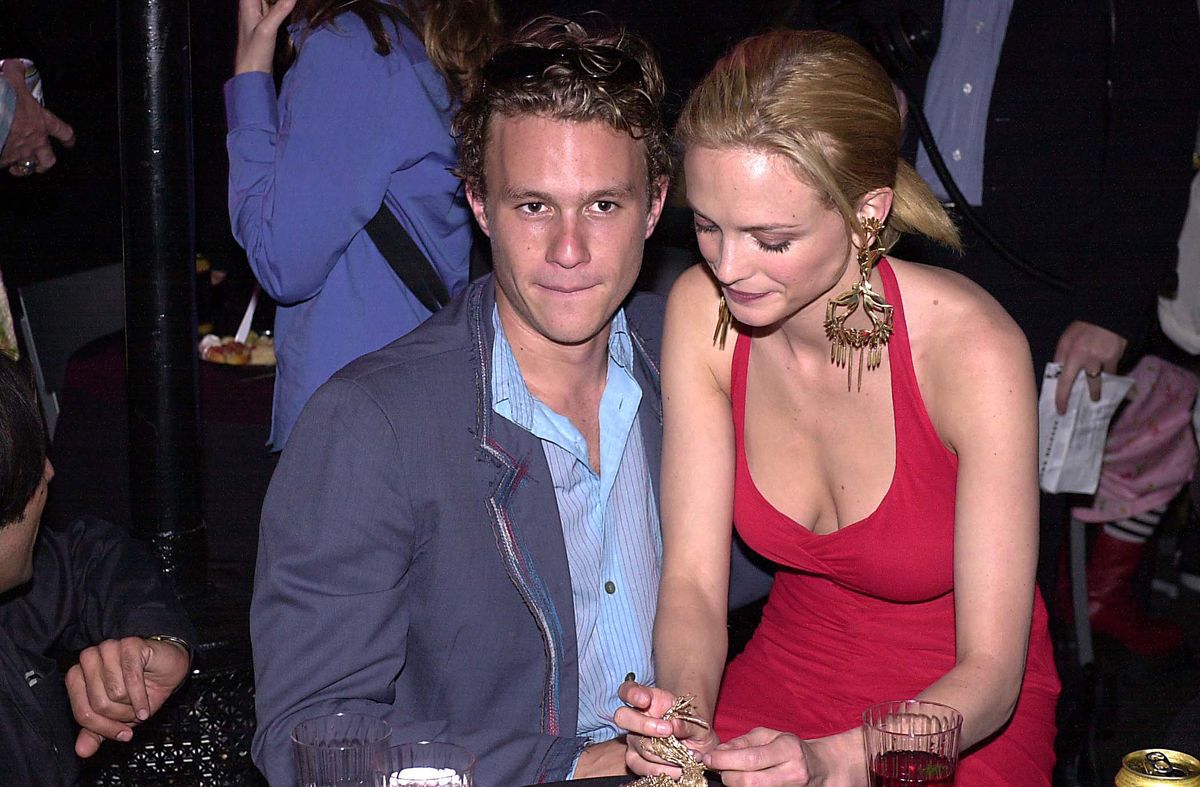 Heath Ledger és Heather Graham a Lovagregény premierjének partiján Los Angelesben