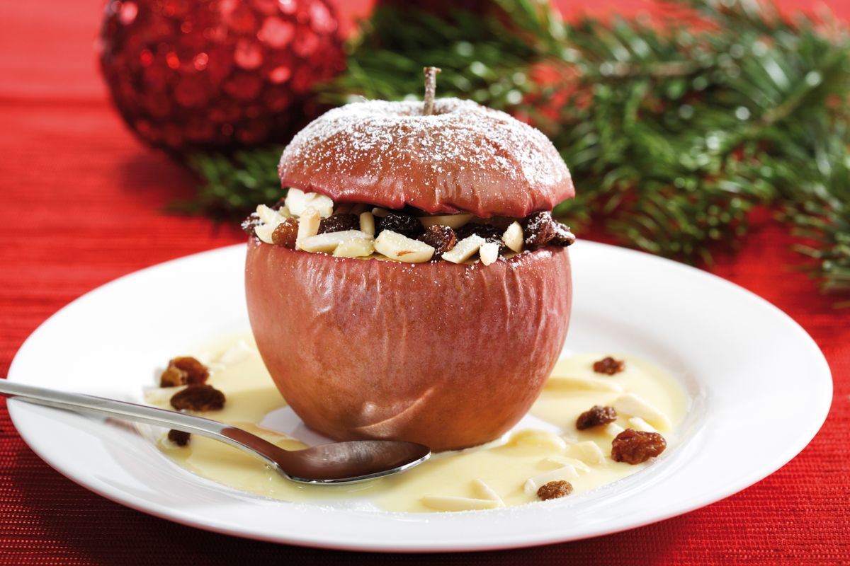 Ünnepi fahéjas sült alma recept.