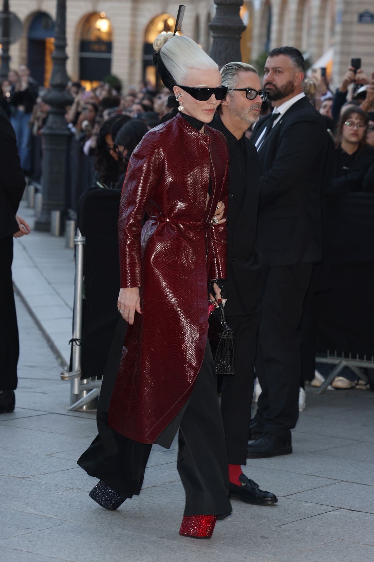 Daphne Guinness a párizsi divathéten