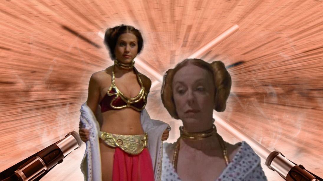 Rachel Green és Judy Geller Leia hercenőként