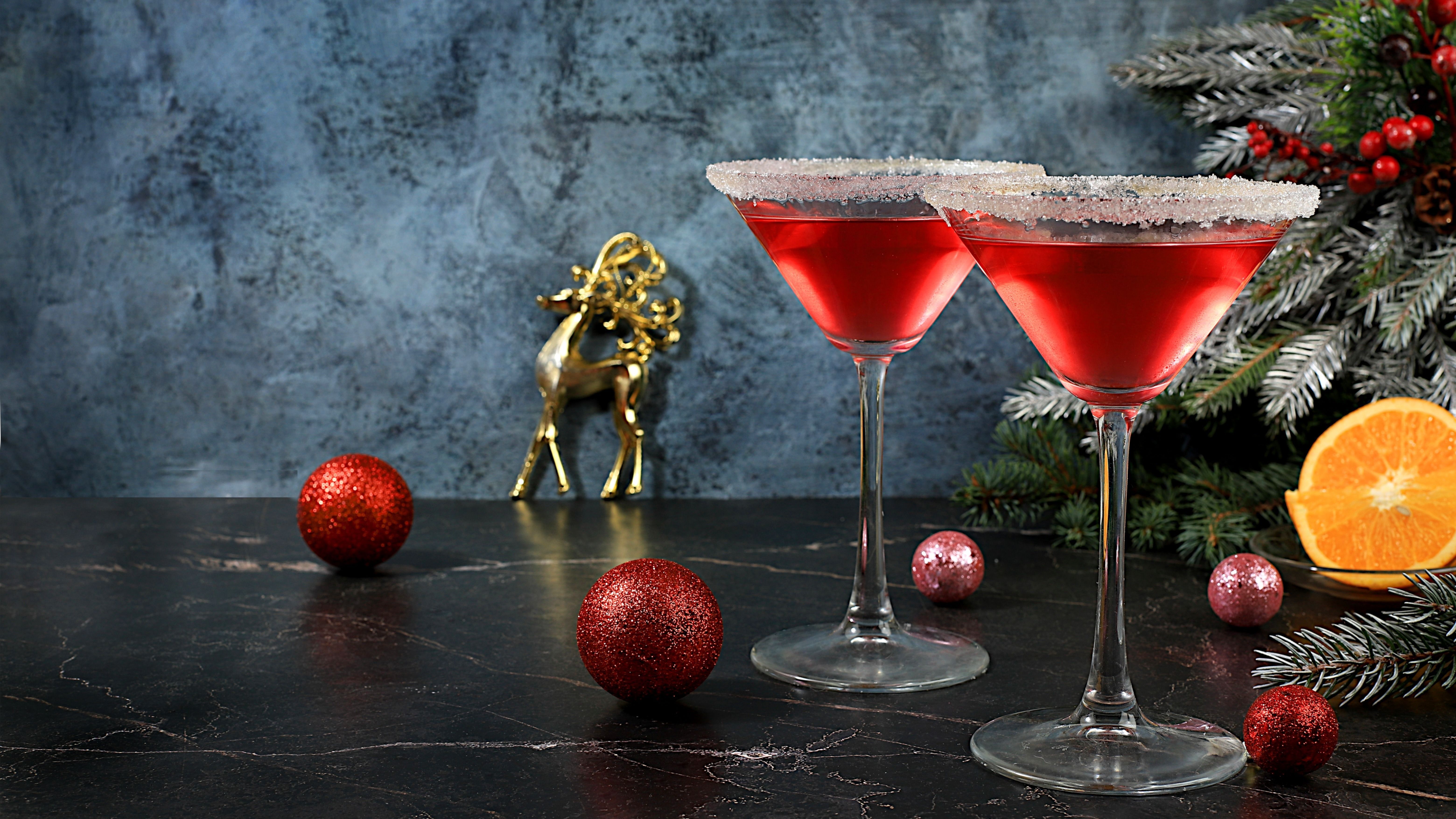 Santa Clausmopolitan koktél