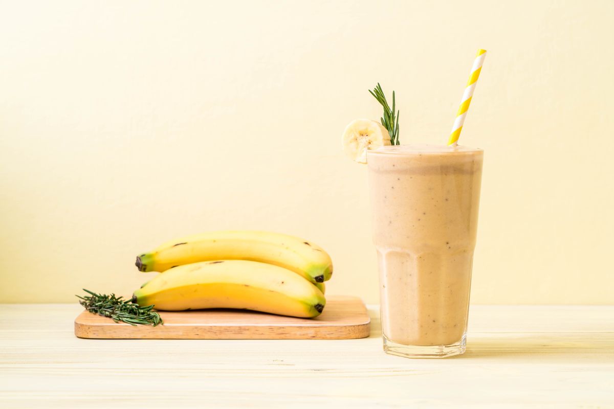 Banános, édesburgonyás fogyókúrás smoothie