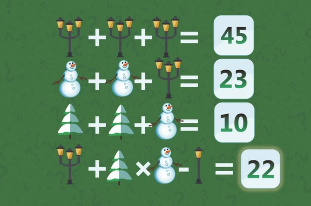 Ünnepi matek feladvány megoldás.