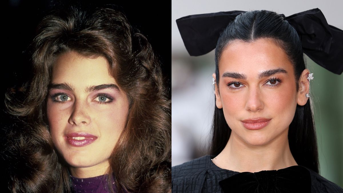 Dua Lipa segítségével visszatért a dús szemöldök.