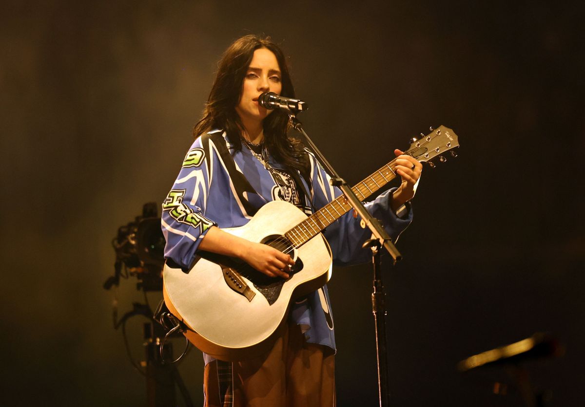 Billie Eilish a Miami fellépésen 