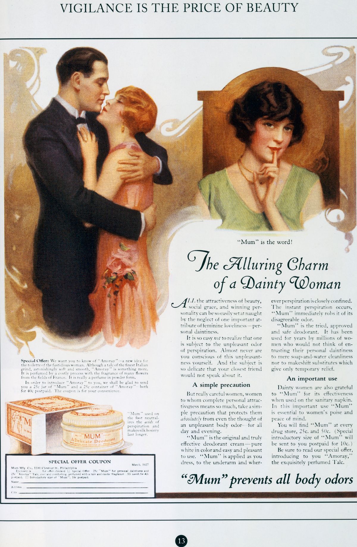 Izzadás ellen az újkorban