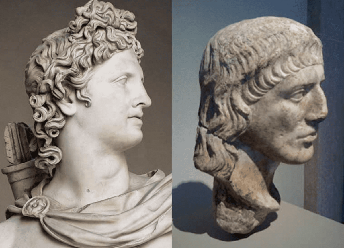 Ókori görög hajviselet.