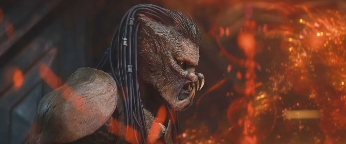 PREDATOR: BADLANDS, (aka PREDATOR 6), Dimitrius Schuster-Koloamatangi, 2025. Walt Disney Studios Motion Pictures / Courtesy Everett Collection,Image: 1048630612, License: Rights-managed, Restrictions: Please credit ©Walt Disney Co./Courtesy Everett Collection, Model Release: no