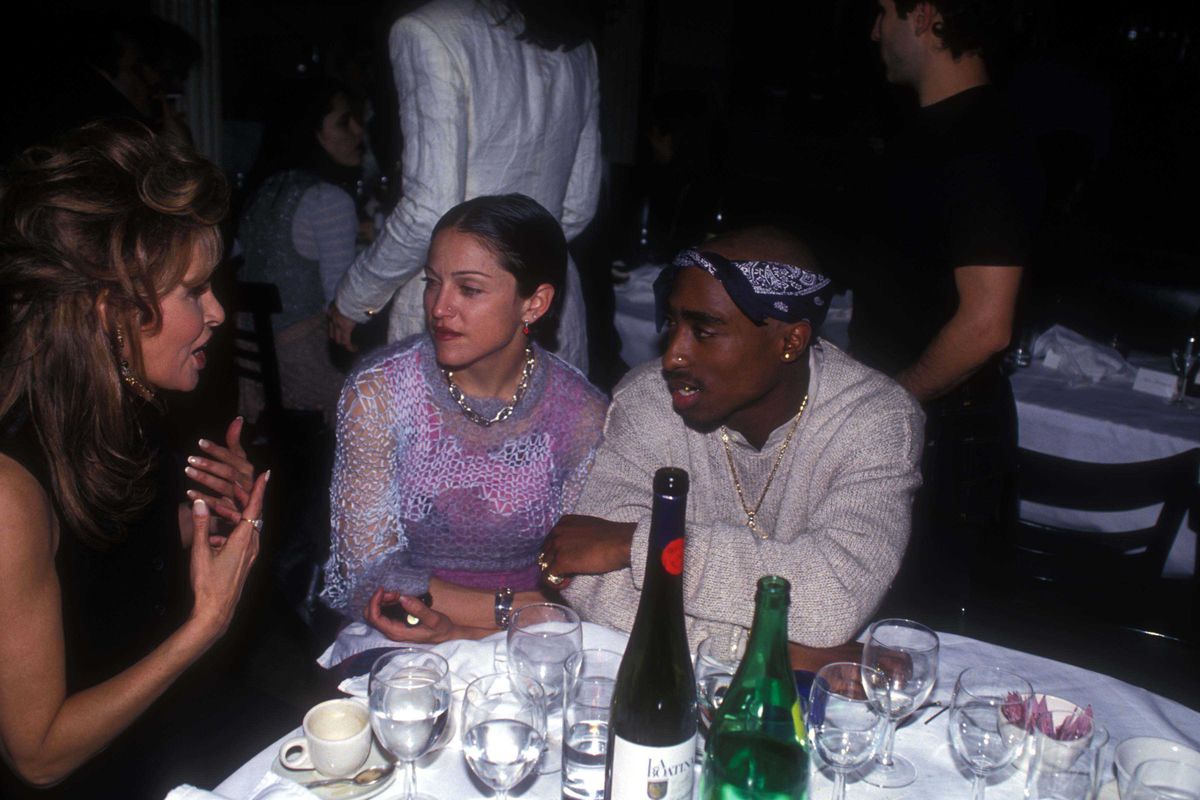 Madonna és Tupac Shakur
