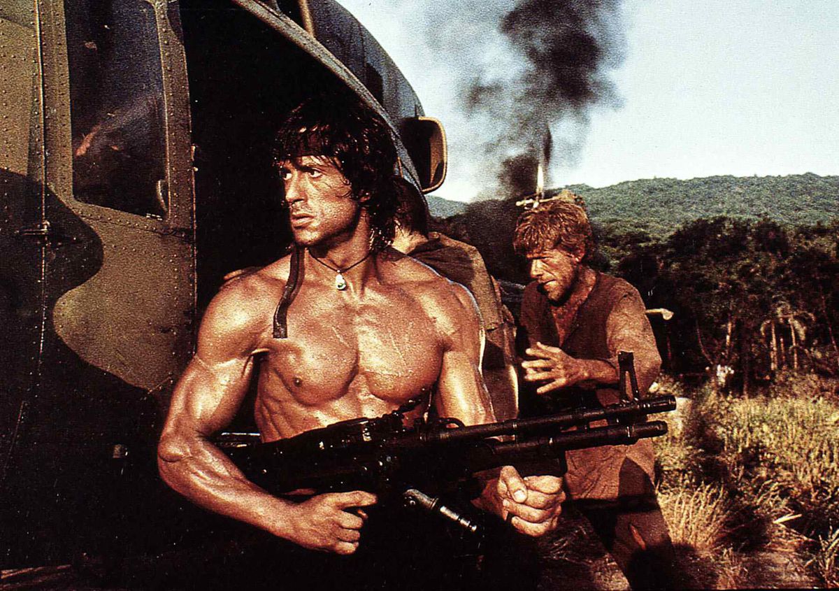 Sylvester Stallone a Rambo című filmben