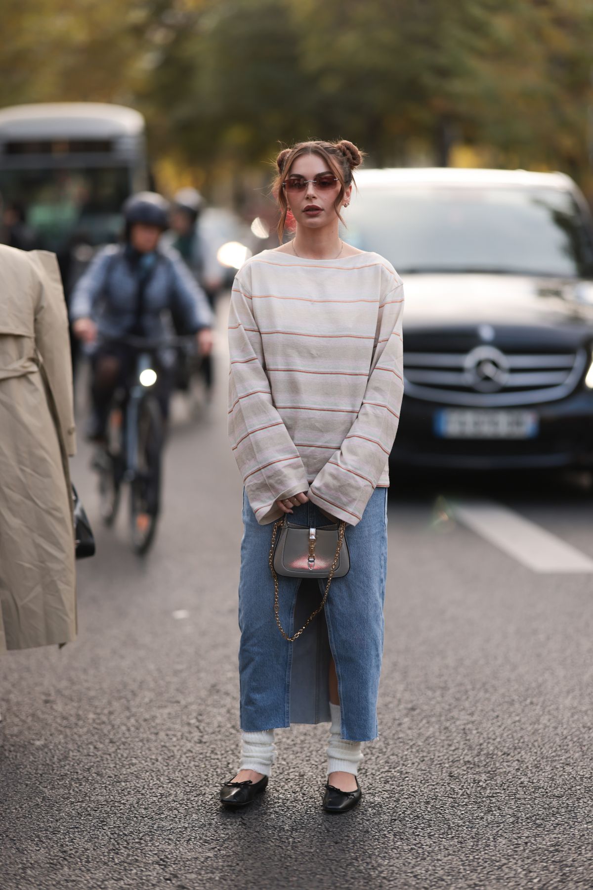 lábszármelegítő, balerina cipő