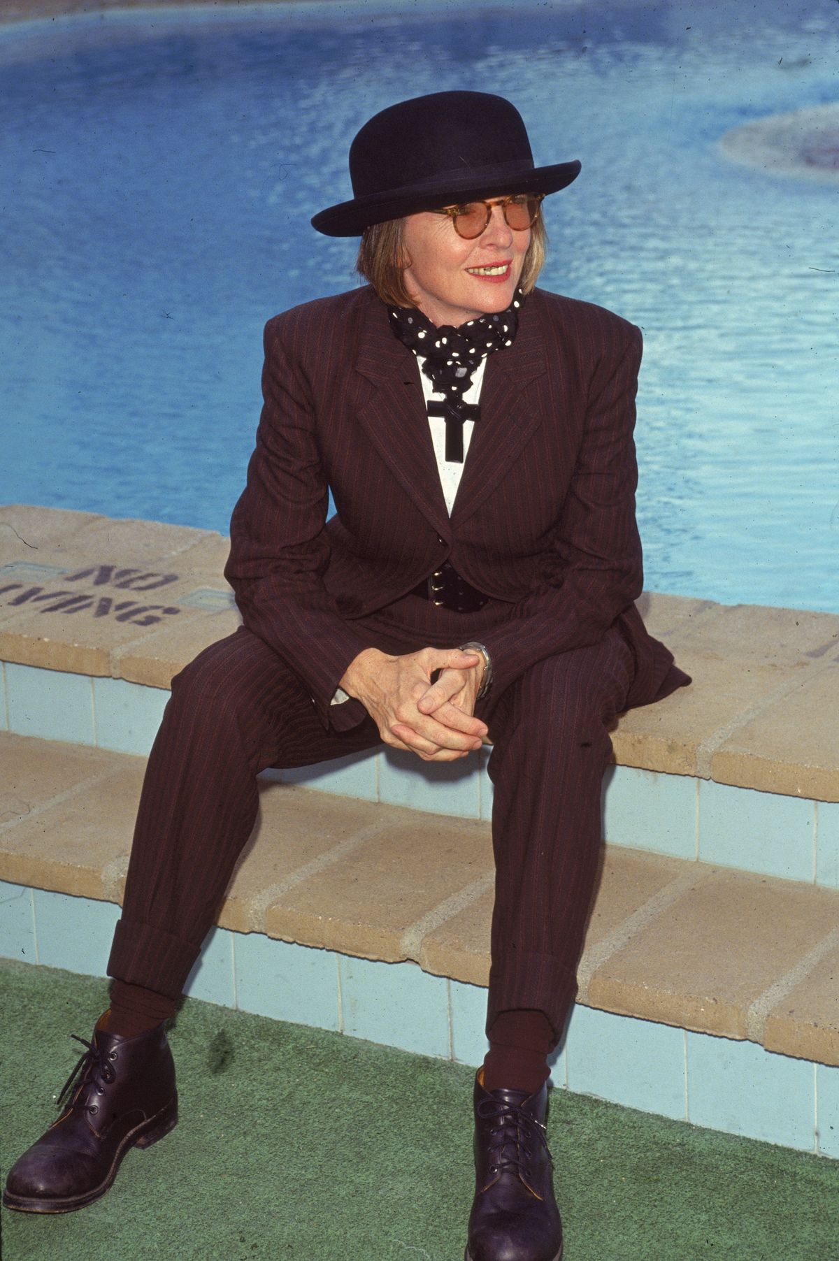 Diane Keaton ikonikus öltönyében