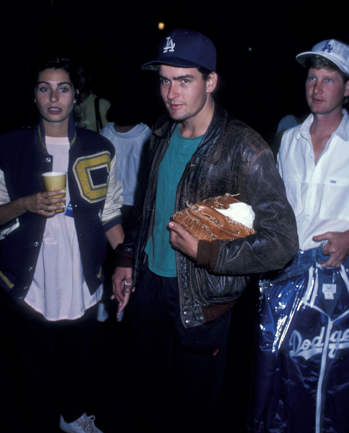 Dolly Fox és Charlie Sheen 1986-ban