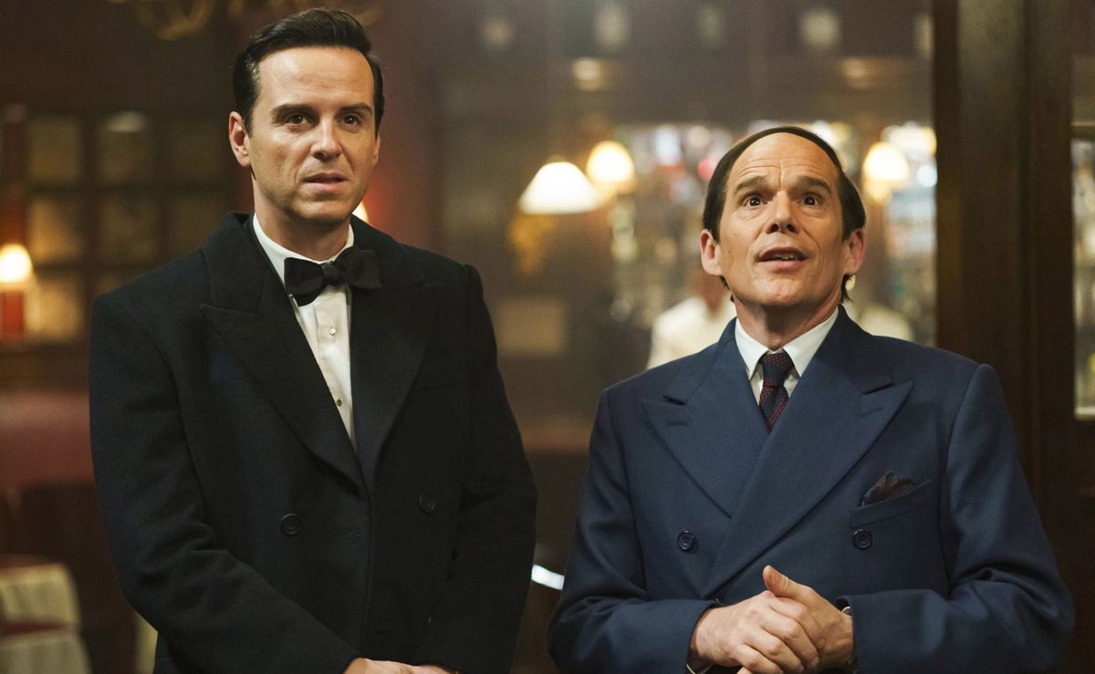 USA. Ethan Hawke and Andrew Scott in (C)Sony Pictures Classics new movie: Blue Moon (2025).
Plot: Tells the story of Lorenz Hart's struggles with alcoholism and mental health as he tries to save face during the opening of "Oklahoma!".,Image: 1044068905, License: Rights-managed, Restrictions: Supplied by Landmark Media. Editorial Only. Landmark Media is not the copyright owner of these Film or TV stills but provides a service only for recognised Media outlets., ***
HANDOUT image or SOCIAL MEDIA IMAGE or FILMSTILL for EDITORIAL USE ONLY! * Please note: Fees charged by Profimedia are for the Profimedia's services only, and do not, nor are they intended to, convey to the user any ownership of Copyright or License in the material. Profimedia does not claim any ownership including but not limited to Copyright or License in the attached material. By publishing this material you (the user) expressly agree to indemnify and to hold Profimedia and its directors, shareholders and employees harmless from any loss, claims, damages, demands, expenses (including legal fees), or any causes of action or allegation against Profimedia arising out of or connected in any way with publication of the material. Profimedia does not claim any copyright or license in the attached materials. Any downloading fees charged by Profimedia are for Profimedia's services only. * Handling Fee Only
***, Model Release: no