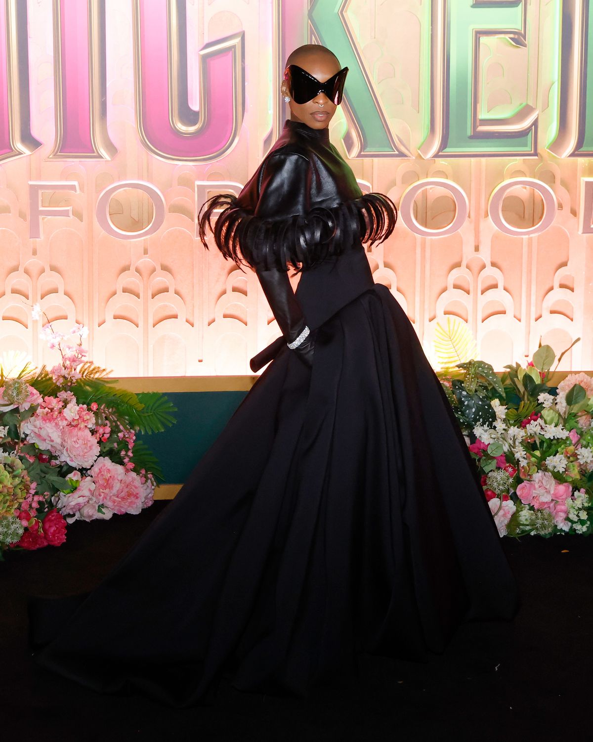 NEW YORK, NEW YORK - NOVEMBER 17: Cynthia Erivo attends the "Wicked: For Good!" New York premiere at David Geffen Hall on November 17, 2025 in New York City. (Photo by Taylor Hill/WireImage)