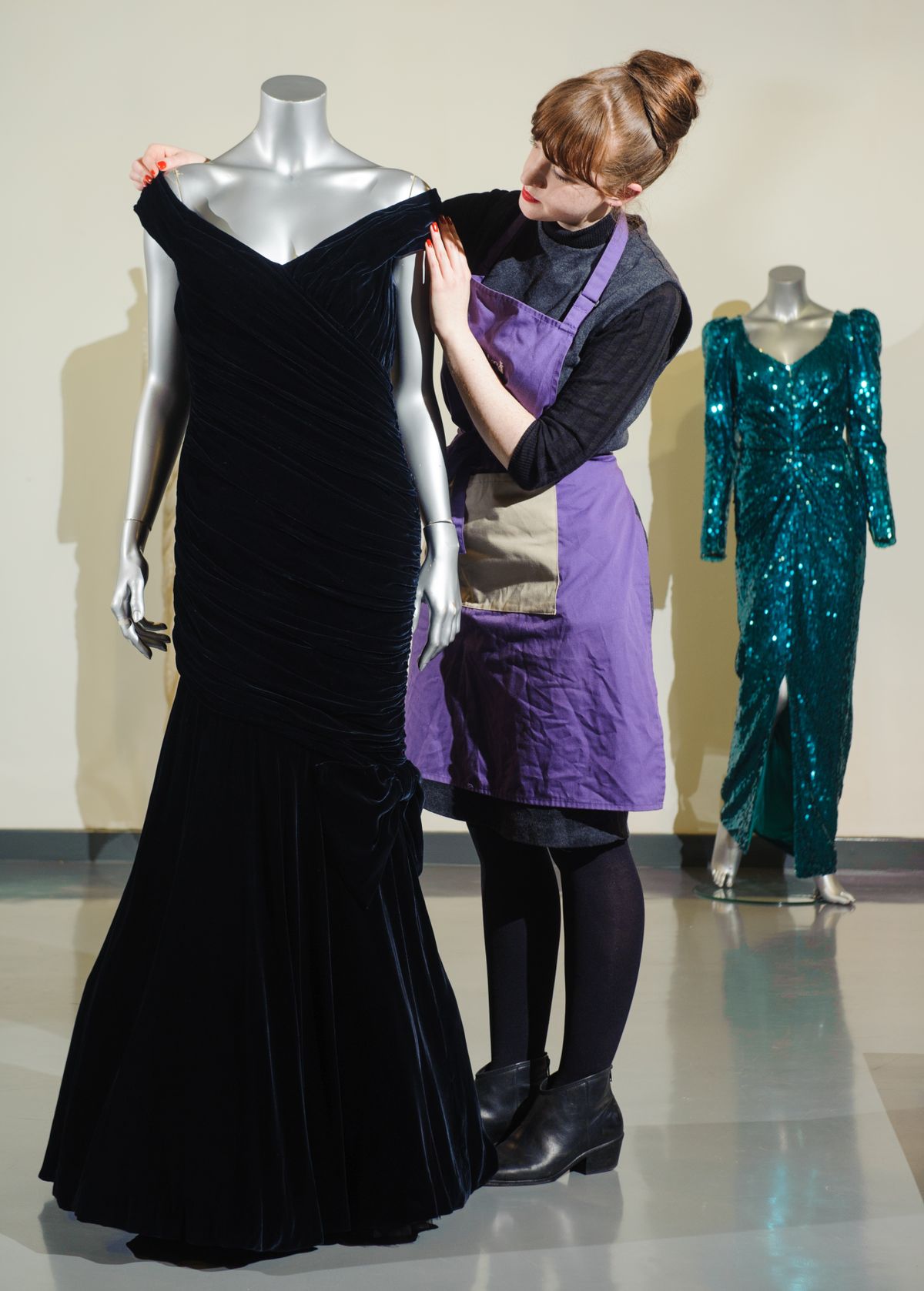 Diana hercegné ruhája. 