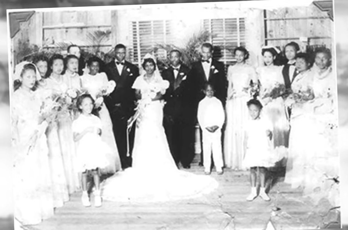 Eleanor és Lyle Gittens házassági fotója