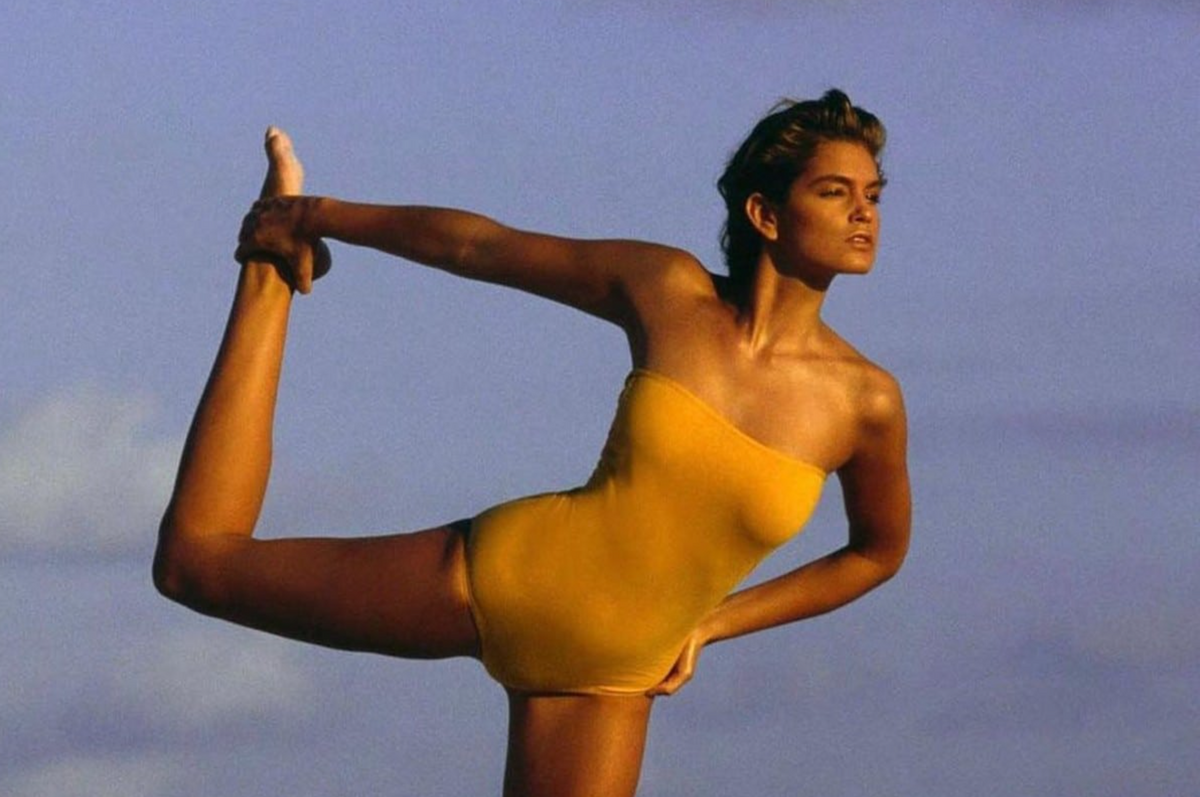 Cindy Crawford  edzése a 90-es években.