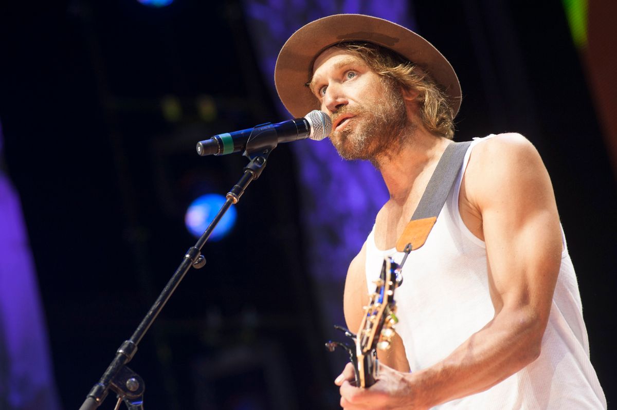 Singer Todd Snider performs at Farm Aid 2014, Raleigh, North Carolina, September 13, 2014. (Photo by Paul Natkin/Getty Images)