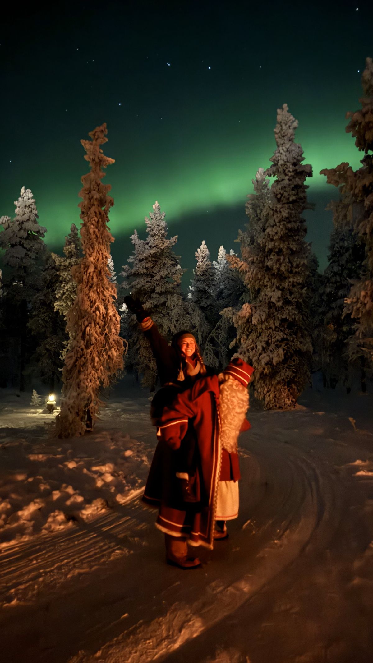 Nyikos Sára a valódi  Mikulással