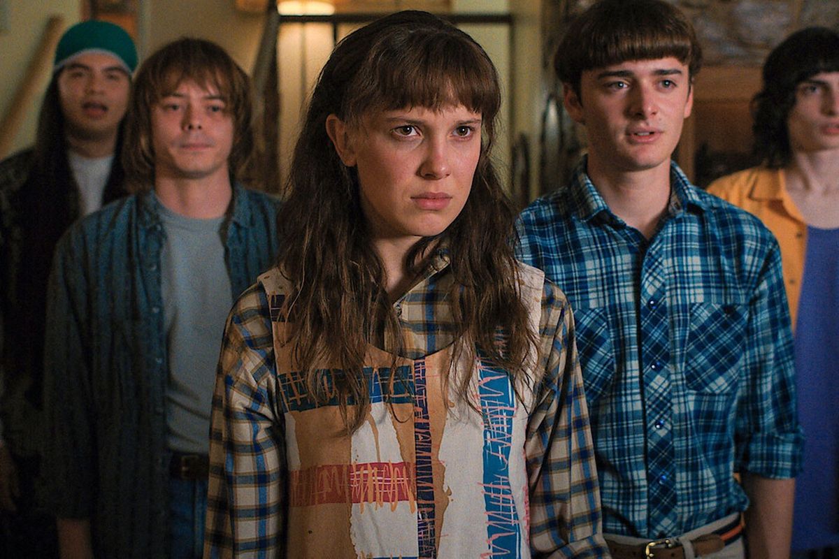 Eleven a Stranger things sorozatból.