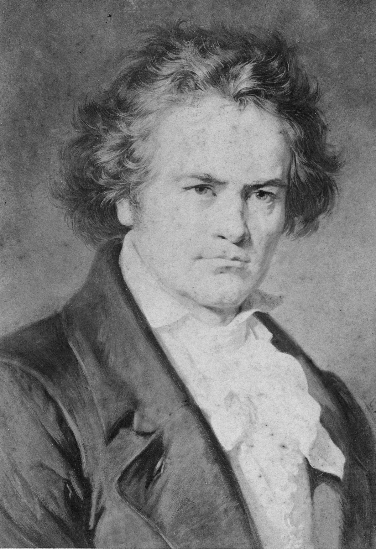 Ludwig van Beethoven portréja. 