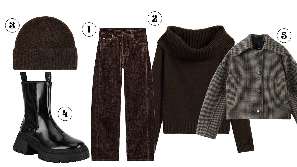 barna kordbársony nadrág