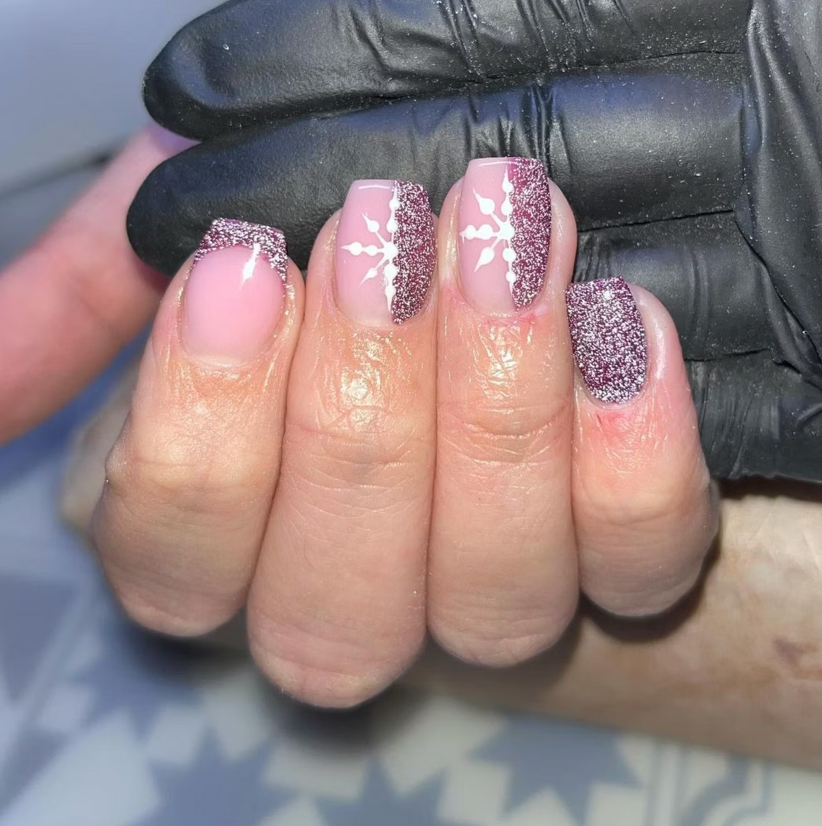 Felemás fényvisszaverős gél lakk.