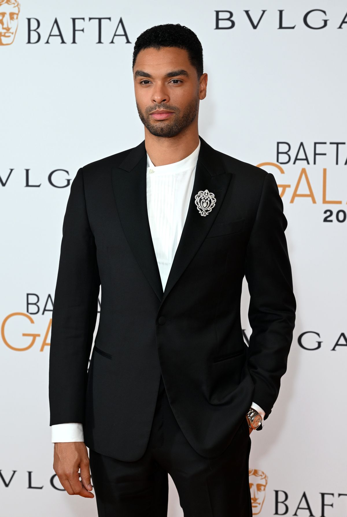 LONDON, ENGLAND - FEBRUARY 15: Regé-Jean Page attends the BAFTA Gala 2024, supported by Bulgari at The Peninsula Hotel on February 15, 2024 in London, England. (Photo by Kate Green/BAFTA/Getty Images for BAFTA)