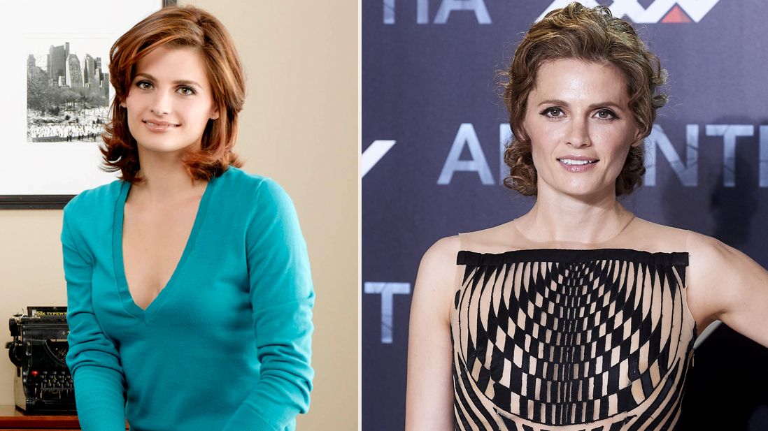 Stana Katic a Castle bűnügyi sorozat egyik főszereplője régen és most. 