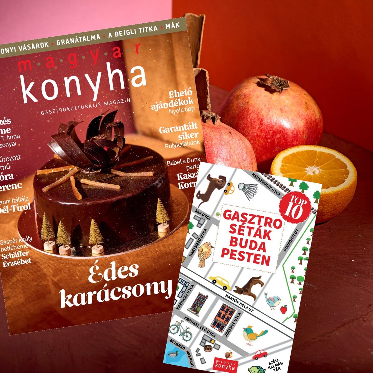 Gasztroséták Budapesten: a Magyar Konyha különszámához csatolt kiskönyv karácsonyi ajándéknak is tökéletes