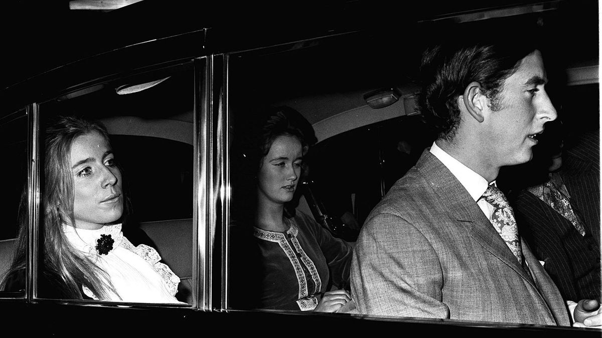 Miss Bettina Lindsay, 20, daughter of Conservative Minister of State for Defence Lord Balniel, with the Prince of Wales after attending a concert together at the Royal Albert Hall, their second date of the week. Miss Lindsay is currently on a teacher-training course. * at the Goldsmiths' College. Girlfriend (Photo by PA Images via Getty Images)