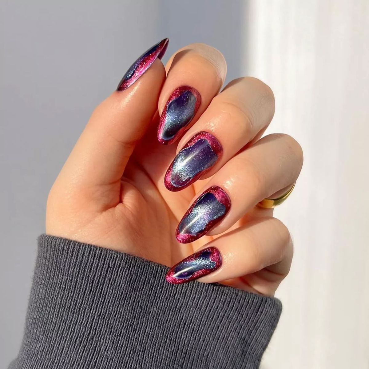 aurás körömötlet