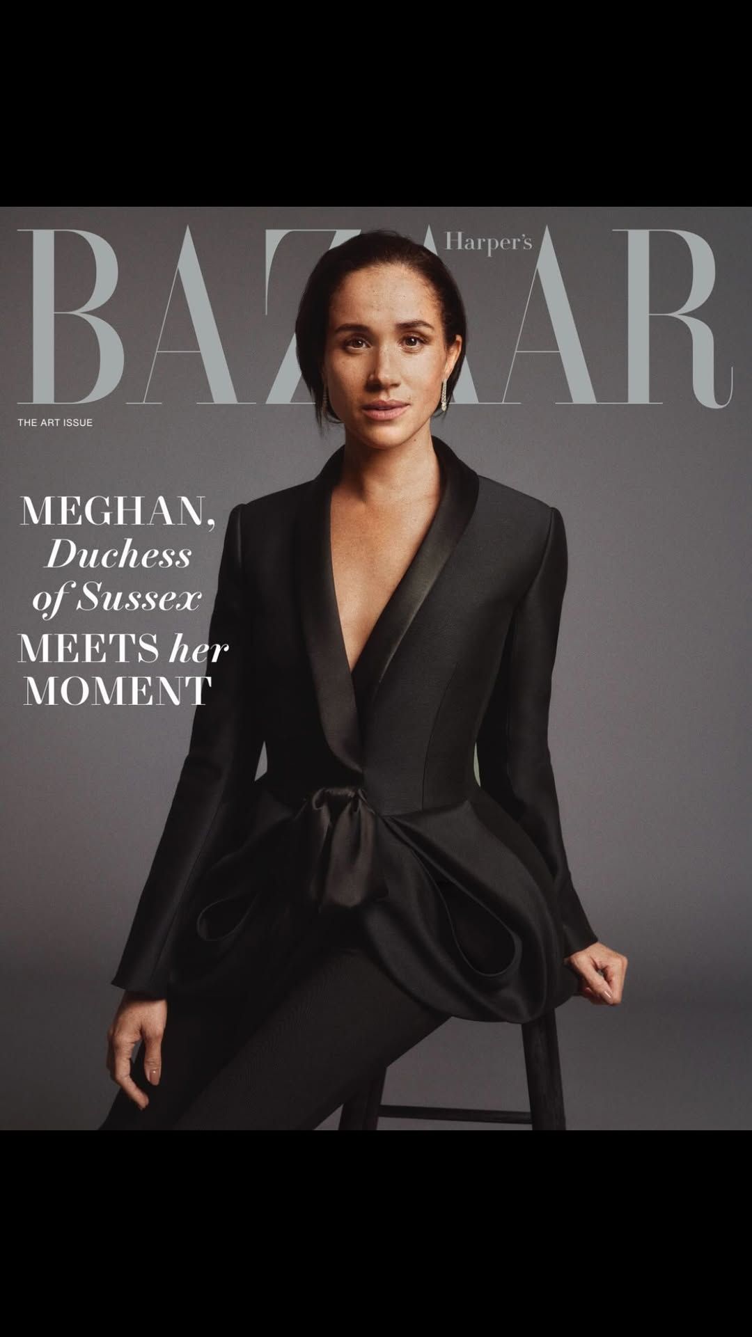 Meghan Markle a Harper's Bazaar címlapján