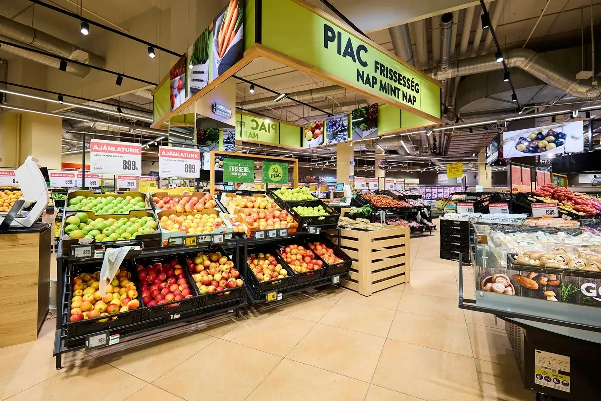 Piachangulat a SPAR üzletében.