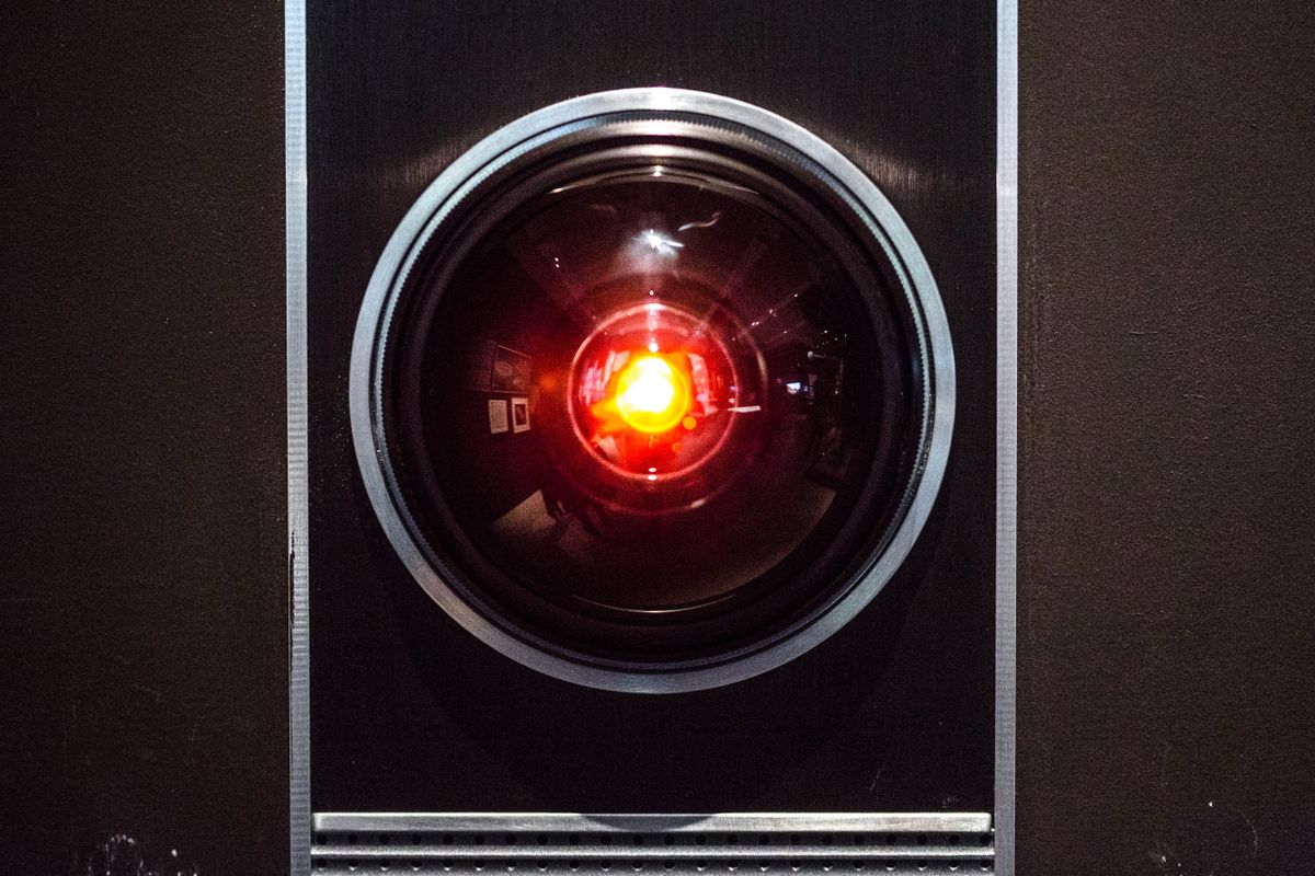 HAL 9000 Kübrick Űrodüsszeia c. filmjéből.