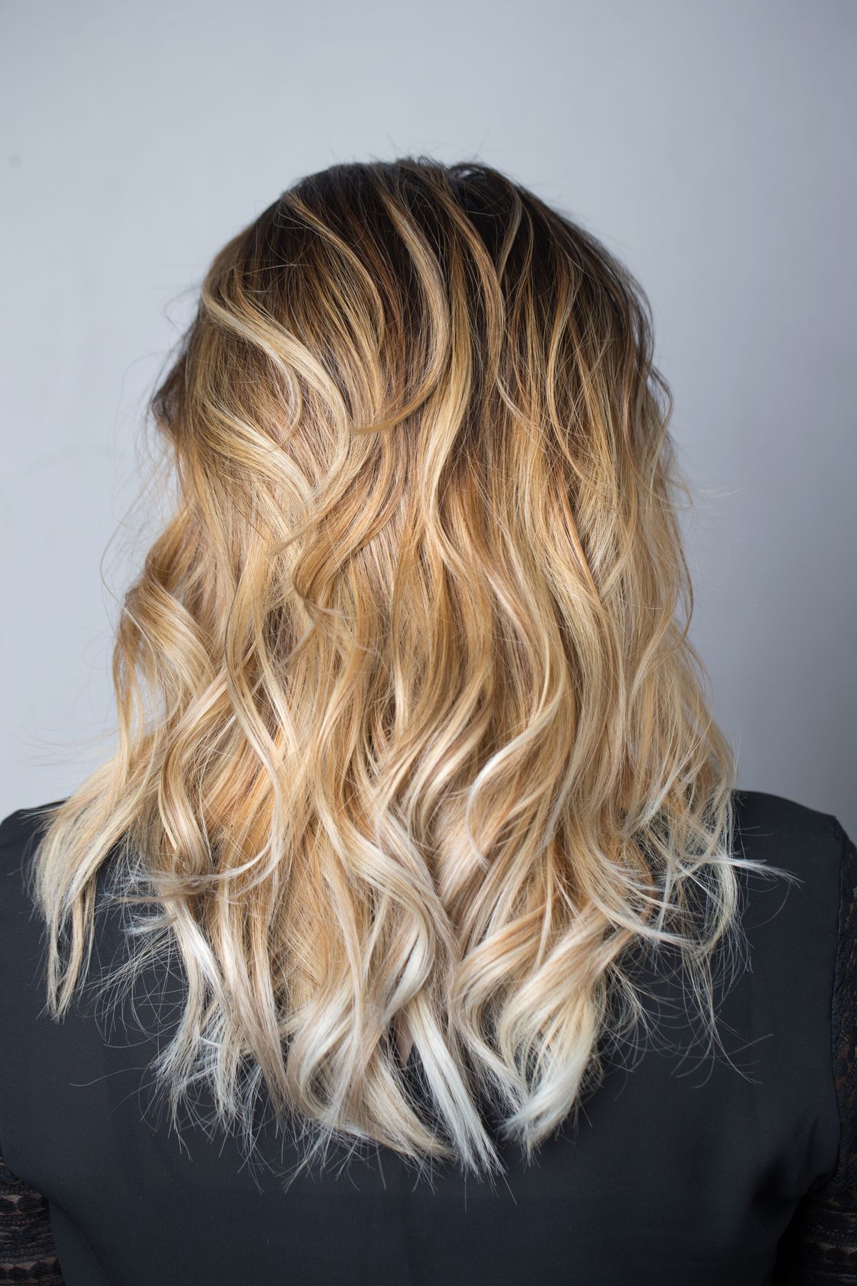 szőke ombre hajfestés