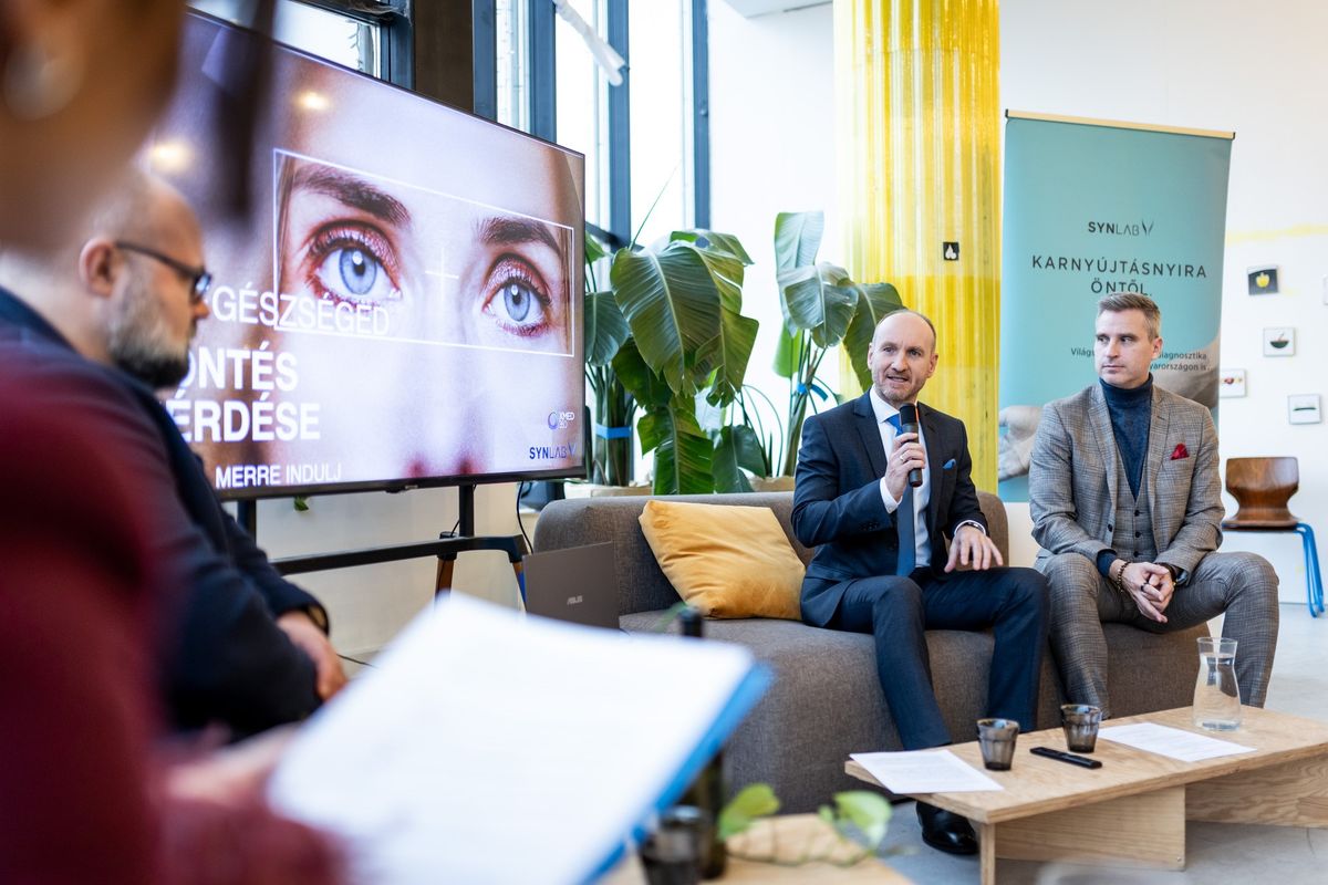 2025.11.20. A Synlab sajtótájékoztatója - A digitális egészségügy irányai és jövője című kerekasztal-beszélgetés