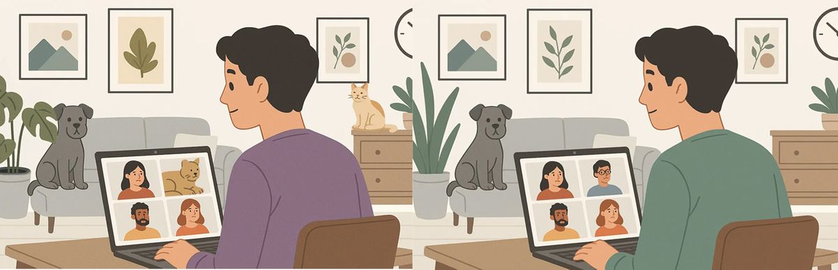 Egy képes rejtvény két képe