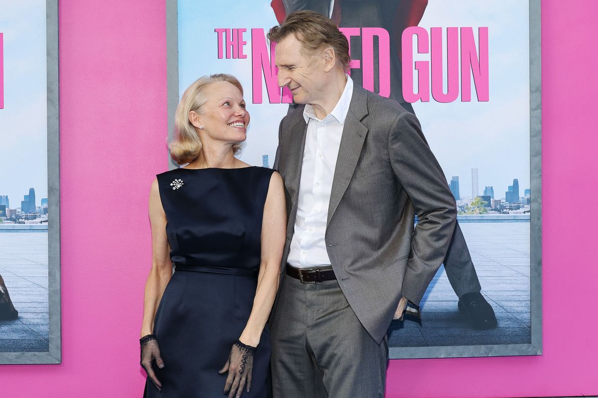 2025 sztárpárok: Liam Neeson és Pamela Anderson 