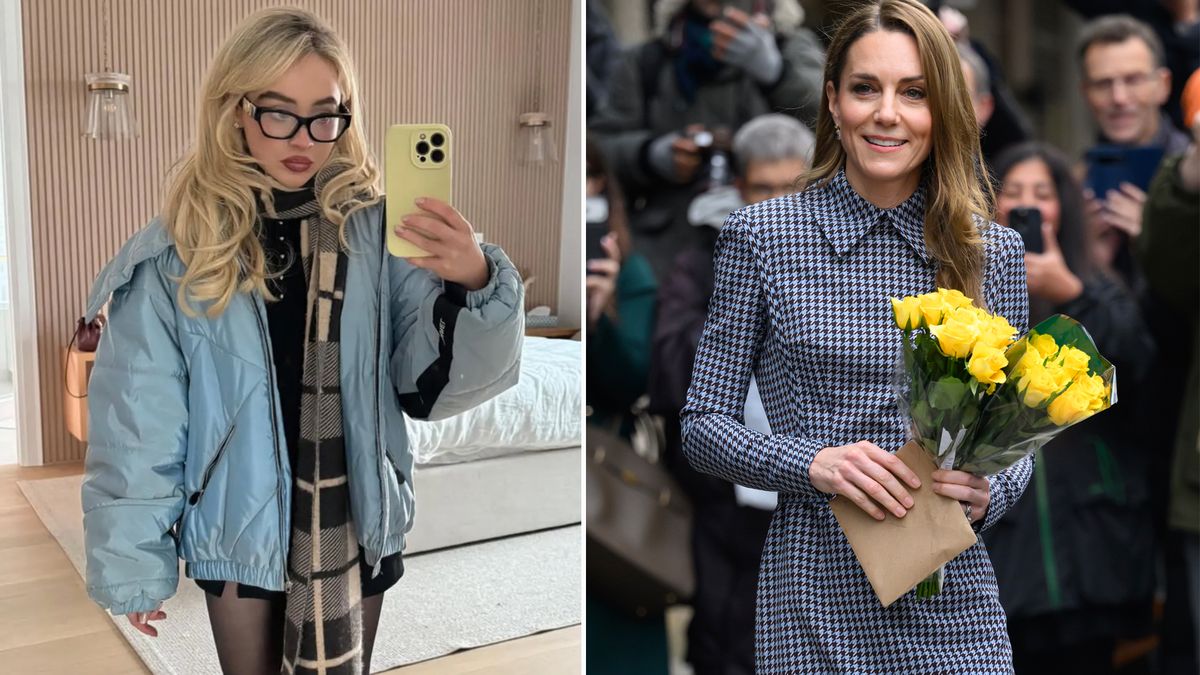 Sabrina Carpenter és Katalin hercegné világoskékben, a téli gardrób kötelező új színében