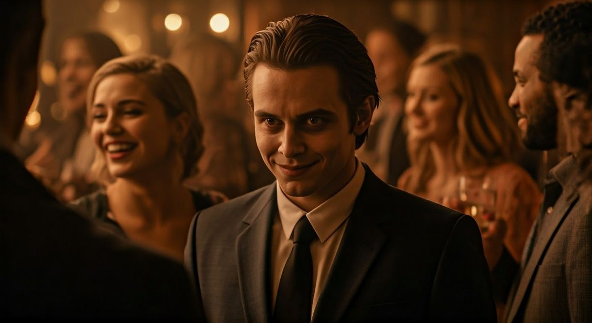 Pszichopata férfi normálisnak akar játszani.