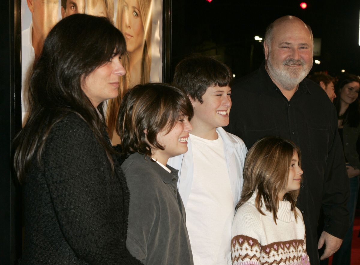 Rob Reiner, director, and family during Calvin Klein and Vogue Magazine Host "Rumor Has It" Los Angeles Premiere - Red Carpet in Los Angeles, California, United States. (Photo by J. Vespa/WireImage)