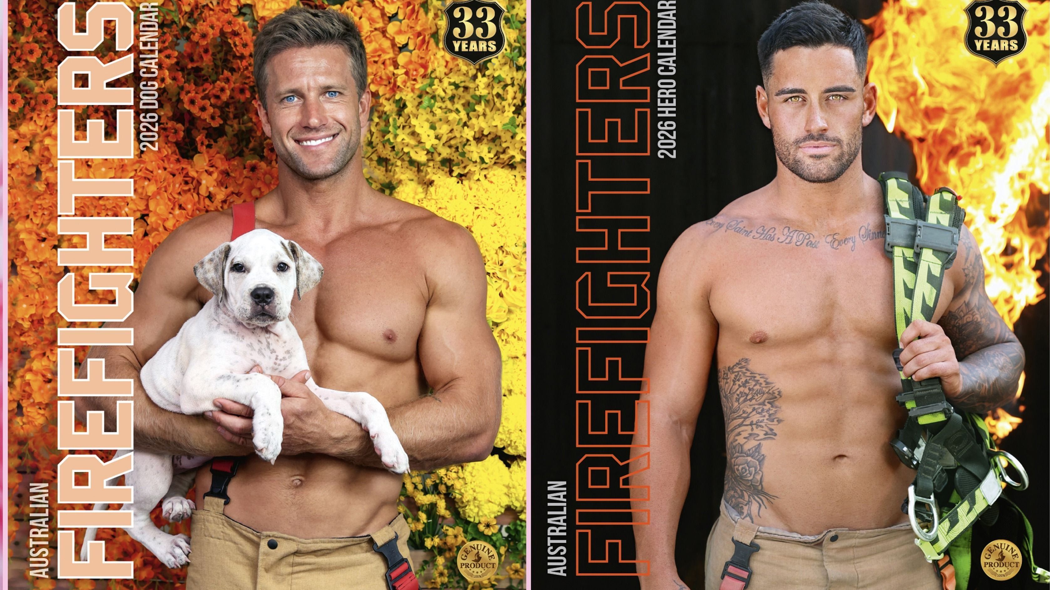 ausztrál tűzoltók – falinaptár