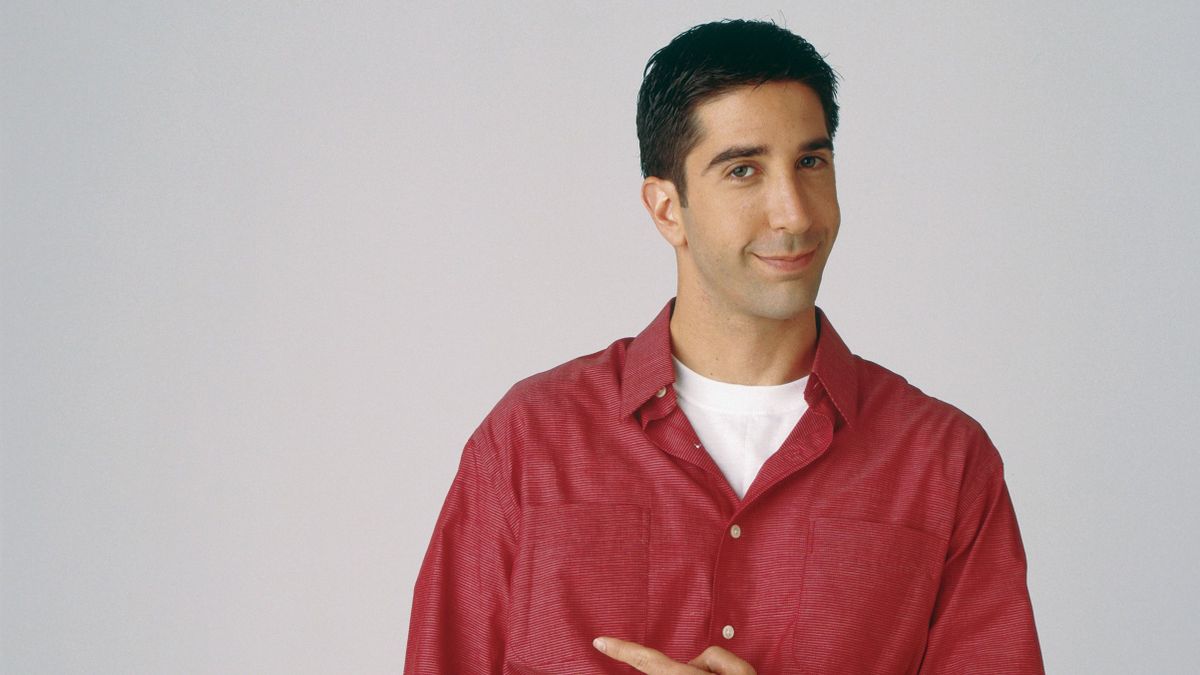 FRIENDS -- Pictured: David Schwimmer as Ross Geller  (Photo by NBCU Photo Bank/NBCUniversal via Getty Images via Getty Images)