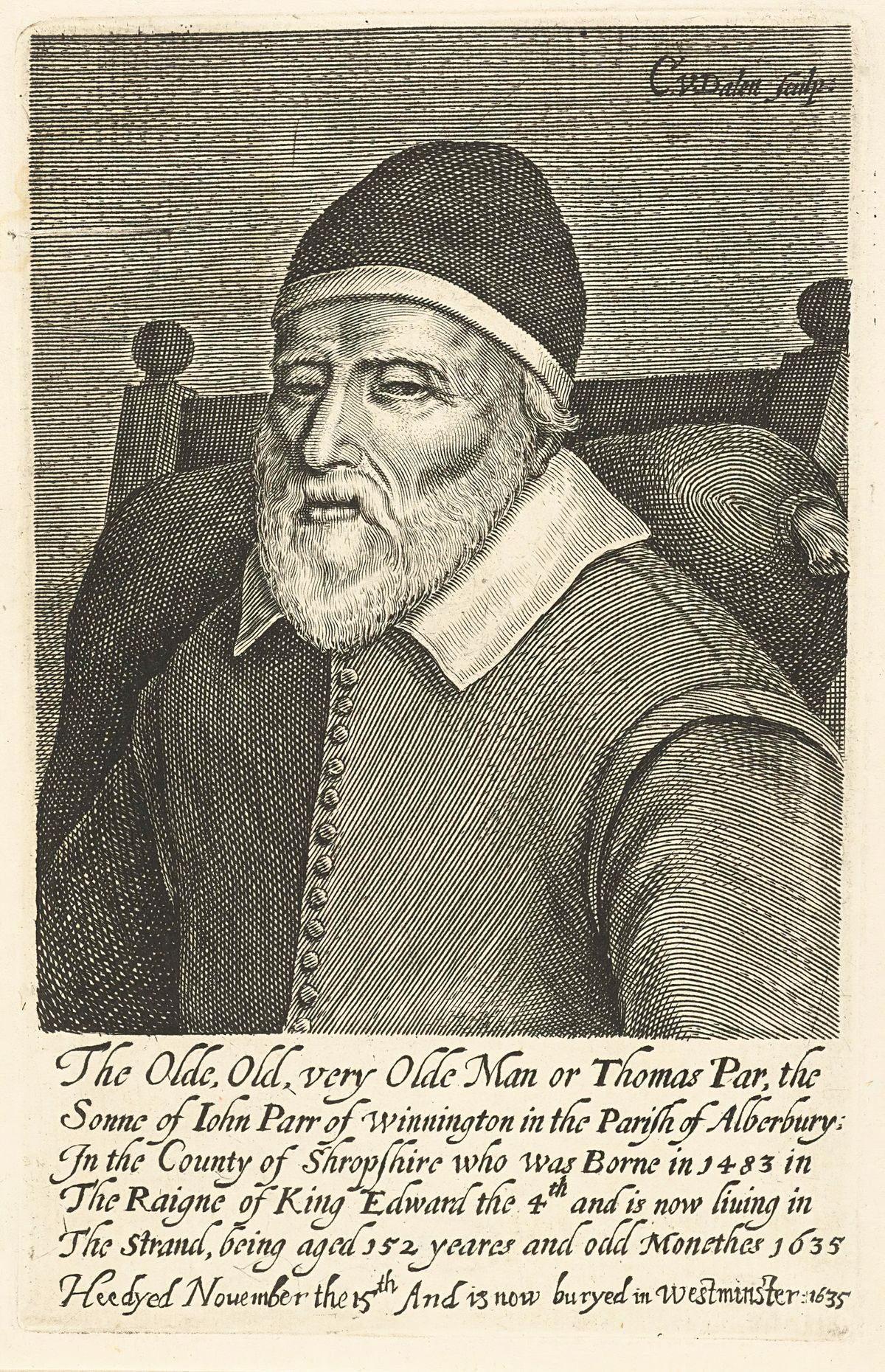 Thoma Parr a világ legidősebb embere