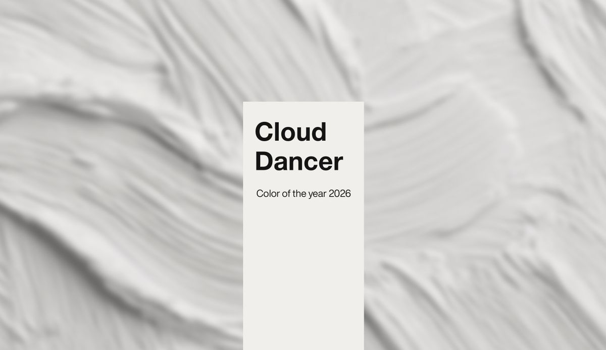 2026 színe, a Cloud Dancer